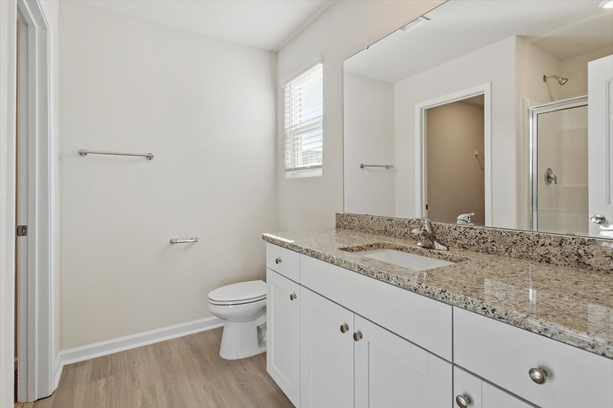 Primary Bath with Granite Countertops